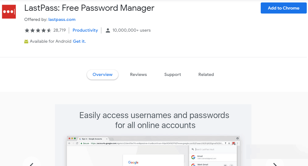 lastpass-chrome-extension