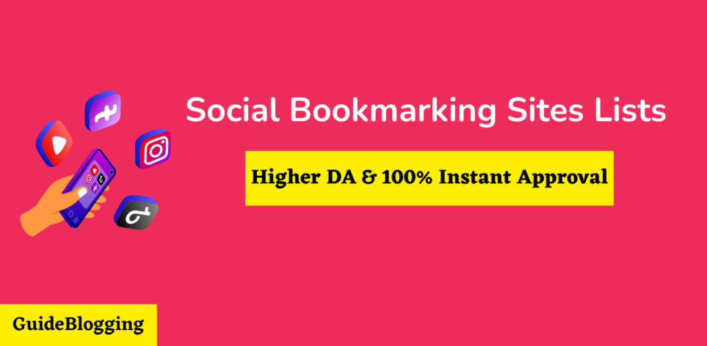 Social Bookmarking Sites Lists